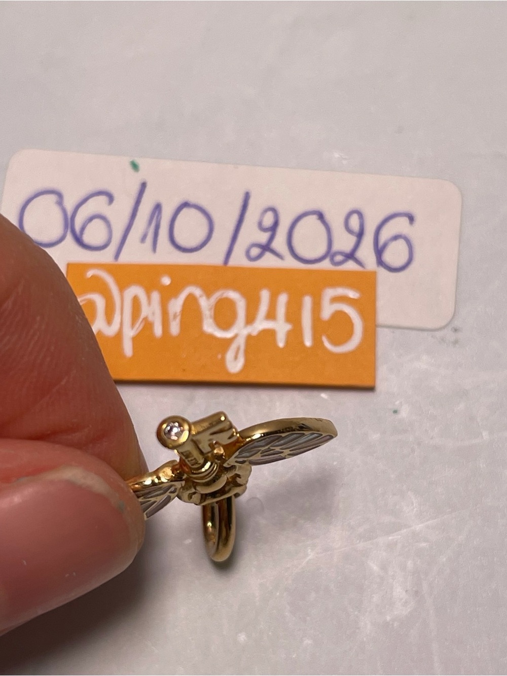 Pandora Harry Potter Winged Key Pendant - Picture 7 of 14